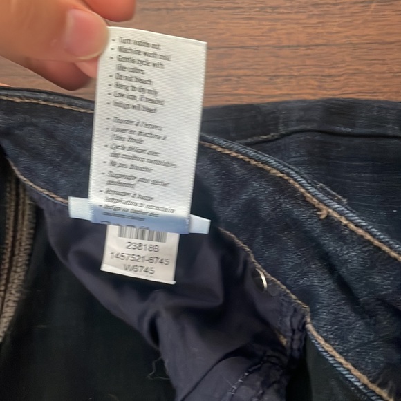 Paige size 34 jeans with light factory wear. - Picture 5 of 10